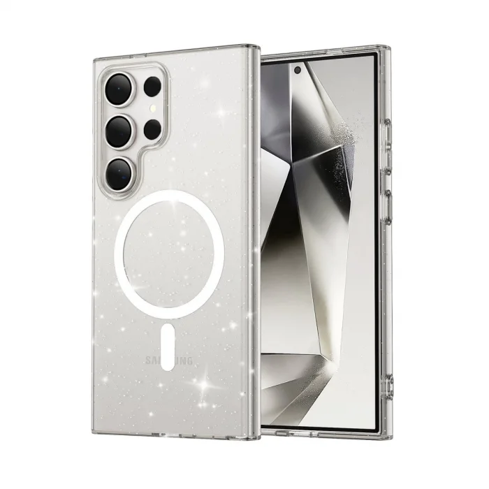 BUĞZ Joko Samsung Galaxy S23 Ultra Kılıf  Magsafe Kapak - Şeffaf