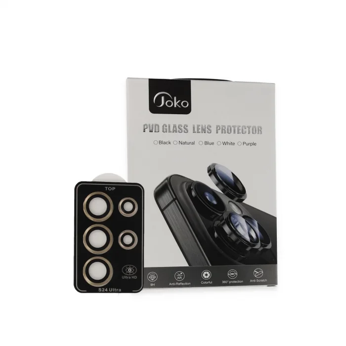 BUĞZ Joko Samsung Galaxy S23 Ultra Pvd Metal Kamera Lens - Gold