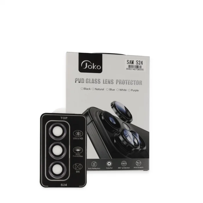 BUĞZ Joko Samsung Galaxy S24 Pvd Metal Kamera Lens - Derin Mor