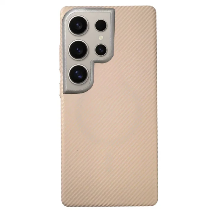 BUĞZ Joko Samsung Galaxy S24 Ultra Besa Magsafe Kapak - Desert