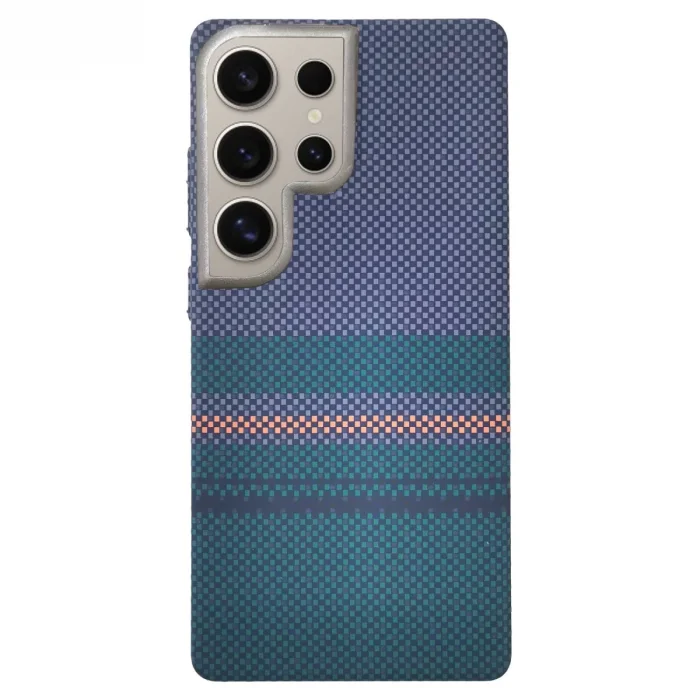 BUĞZ Joko Samsung Galaxy S24 Ultra Besa Magsafe Kapak - Mavi