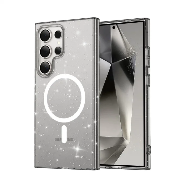 BUĞZ Joko Samsung Galaxy S24 Ultra Kılıf  Magsafe Kapak - Siyah