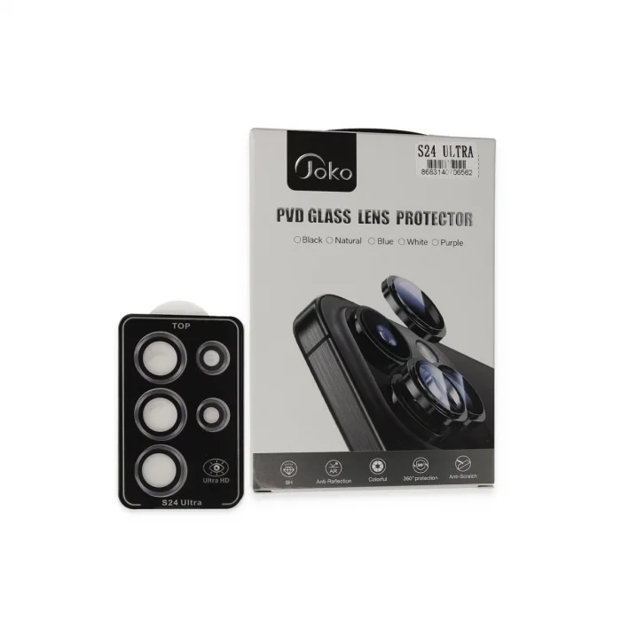 BUĞZ Joko Samsung Galaxy S24 Ultra Pvd Metal Kamera Lens - Derin Mor