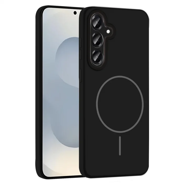 BUĞZ Joko Samsung Galaxy S25 Kılıf Jully Magsafe Kapak - Siyah