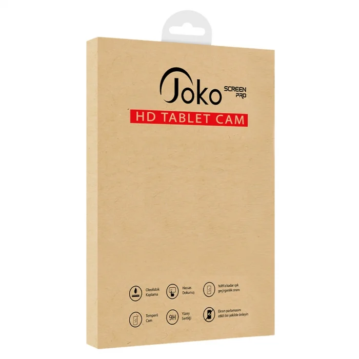 BUĞZ Joko Samsung Galaxy X610 Tab S9 Fe Plus 12.4 Hd Tablet Cam Ekran Koruyucu - Şeffaf