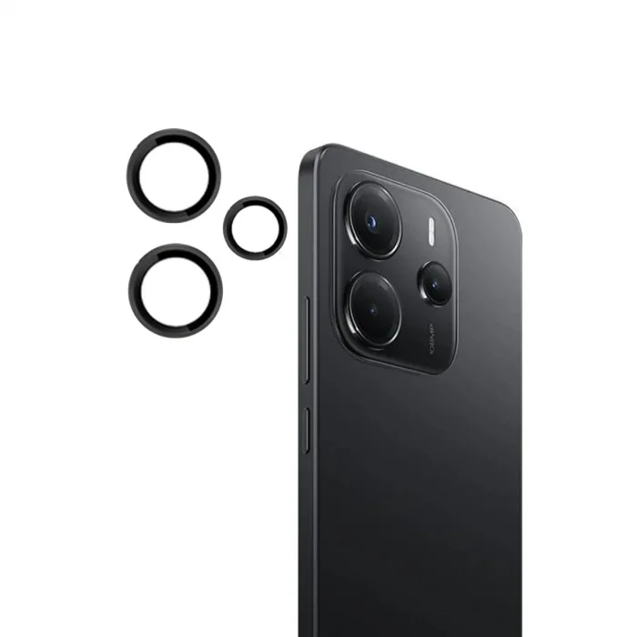 BUĞZ Joko Xiaomi Redmi Note 14 4g Pvd Metal Kamera Lens - Siyah