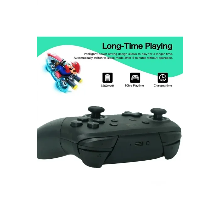 BUĞZ Joystick Bluetooth bağlantılı altın renk Nintendo Switch uyumlu kablosuz gamepad oyun kolu