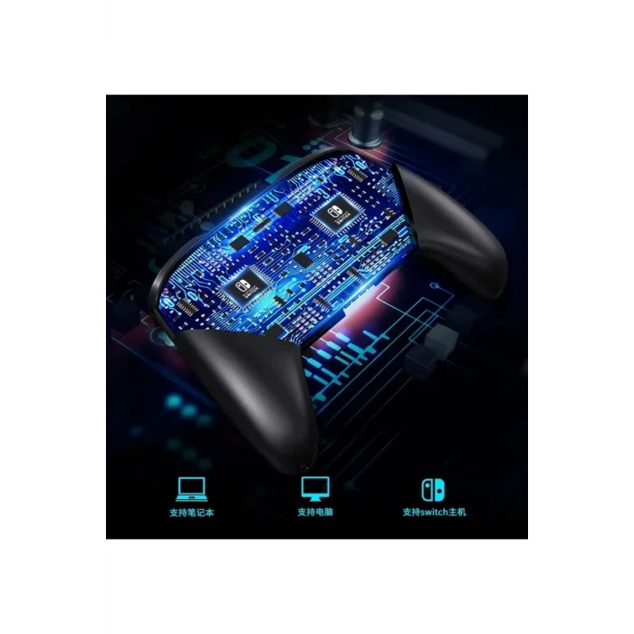 BUĞZ Joystick Bluetooth bağlantılı altın renk Nintendo Switch uyumlu kablosuz gamepad oyun kolu