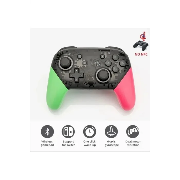BUĞZ Joystick Bluetooth bağlantılı yeşil renk Nintendo Switch uyumlu kablosuz oyun kolu