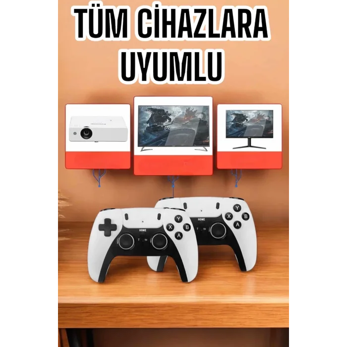  Joystick Çift Kollu Oyun Kolu Retro Oyun Yüksek Çözünürlüklü 3D Game