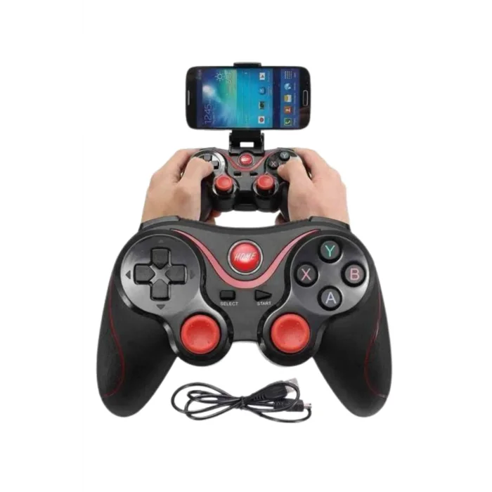  Joystik Gamepad Bluetooth Telefon Tutucu Oyun Kolu Telefon Android Uyumlu