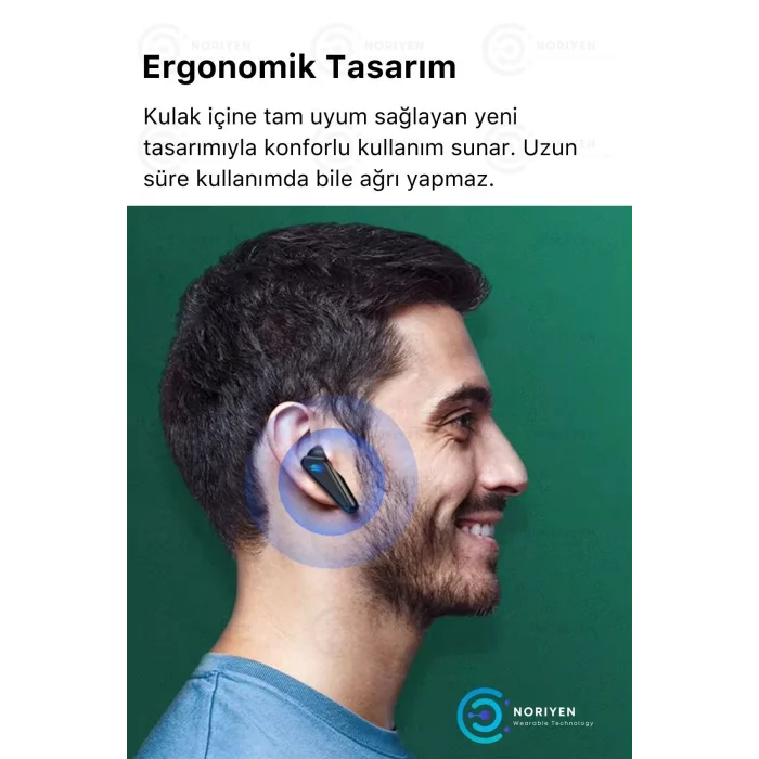  K55 Tws Pro Oyuncu Kulaklığı 3D Stereo Ses Extra Bass Işıklı Mikrofonlu Bluetooth Kablosuz Kulaklık