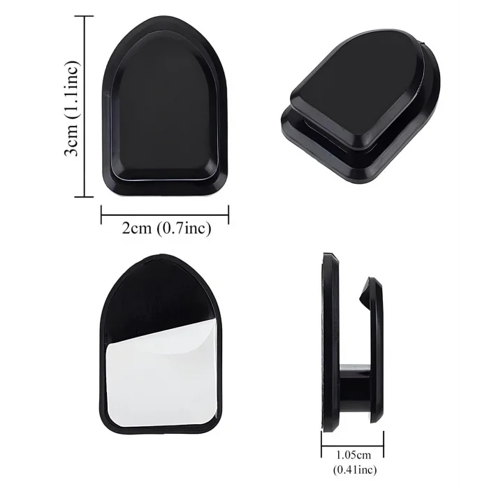 BUĞZ Kablo Düzenleyici Toplayıcı Sabitleyici Yapışkanlı Kablo Tutucu Organizer Askı Kanca 10 Adet