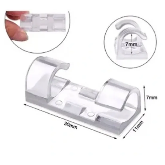 BUĞZ Kablo Sabitleyici Klips Seti 20 Adet