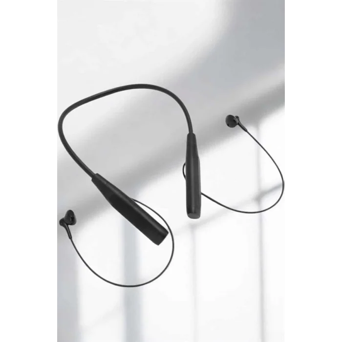  Kablolu Boyun Askılı Dijital Göstergeli Bluetooth Kulaklığı 60 Saat
