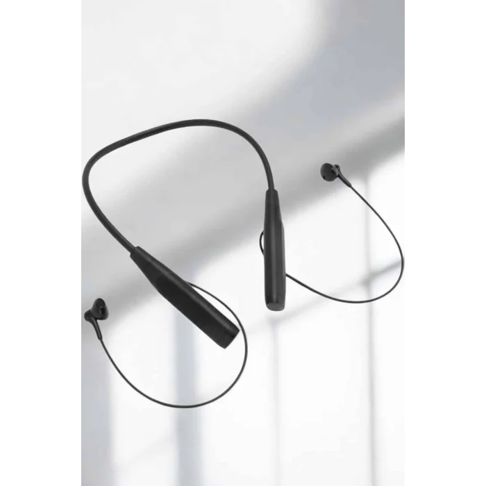 BUĞZ Kablolu Boyun Askılı Dijital Göstergeli Bluetooth Kulaklığı 60 Saat - BUĞZ