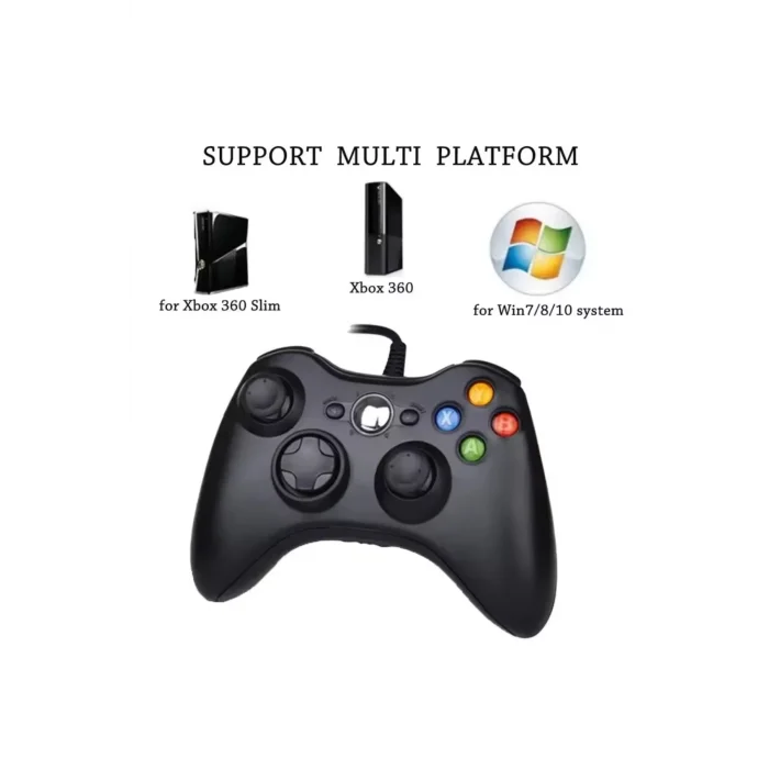 BUĞZ Kablolu joystick siyah Xbox 360 uyumlu hızlı şarj destekli bluetoothsuz garantisiz