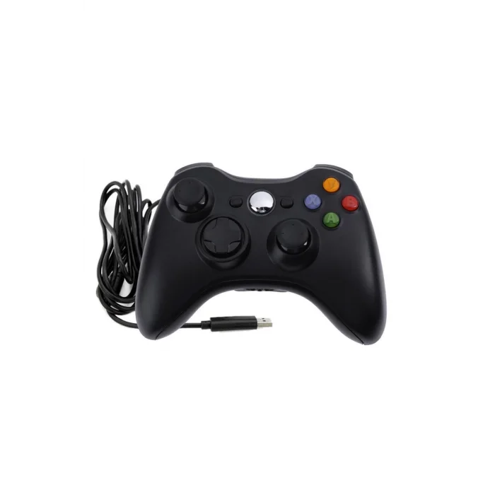 BUĞZ Kablolu joystick siyah Xbox 360 uyumlu hızlı şarj destekli bluetoothsuz garantisiz