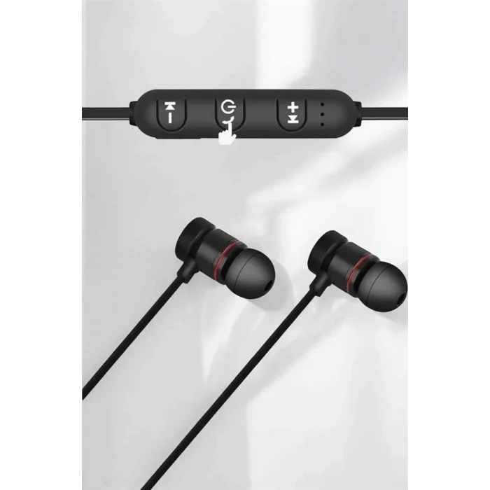 BUĞZ Kablolu Mıknatıslı Sport Kulaklık Bluetooth Bağlantılı