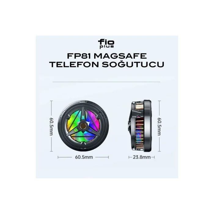 BUĞZ Kablolu Telefon Soğutucu Fan ve Alüminyum Radyatör ile Mobil Oyun Performansı İçin Soğutma Aksesuarı