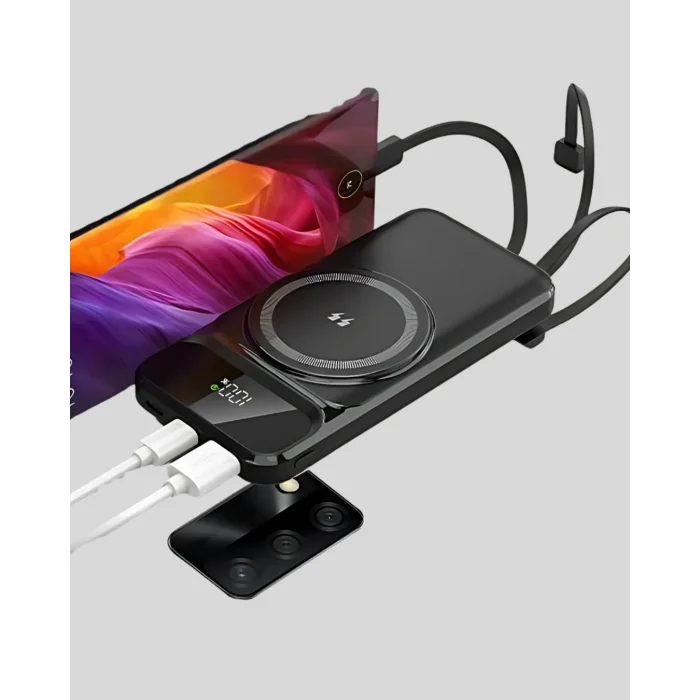 BUĞZ Kablosuz 15W Şarj Destekli 10000 mAh Taşınabilir Powerbank – Hızlı Şarj Özellikli - Lisinya