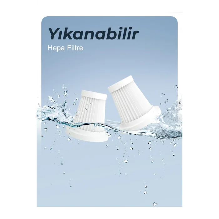 BUĞZ Kablosuz araç içi süpürge vakum gücü fırçasız motor üfleme vakum 2 yıl garantili