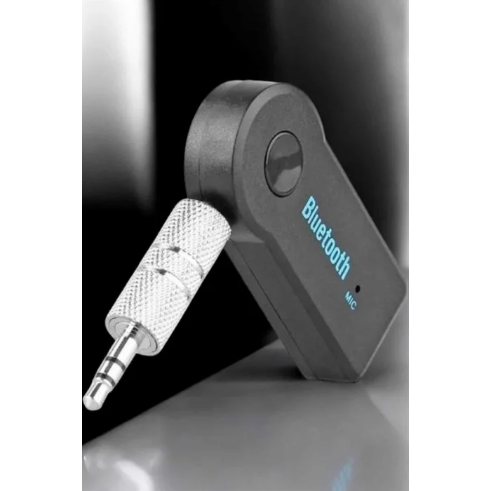 BUĞZ Kablosuz Bluetooth Aux Araç Kiti Siyah Hafıza Kartlı