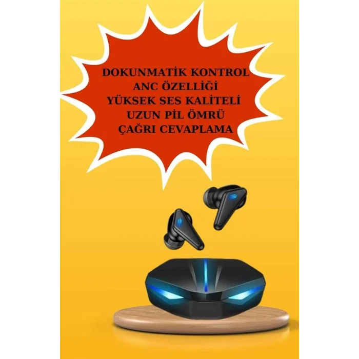 BUĞZ Kablosuz Bluetooth Bağlantılı Kulaklık ve Dokunmatik Ekran Akıllı Saat Arama Cevaplama - BUĞZ