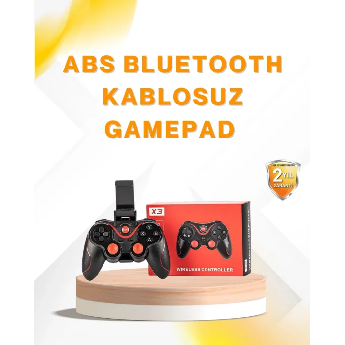 BUĞZ Kablosuz Bluetooth Gamepad PC Android TV Uyumlu Oyun Kumandası