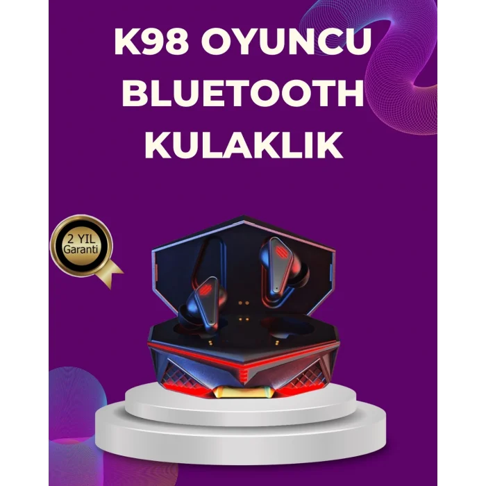  Kablosuz Bluetooth Gaming Kulaklık Led Işıklı