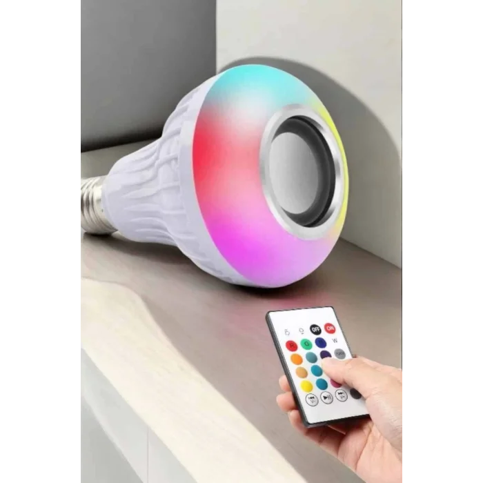  Kablosuz Bluetooth Hoparlör Led Lamba