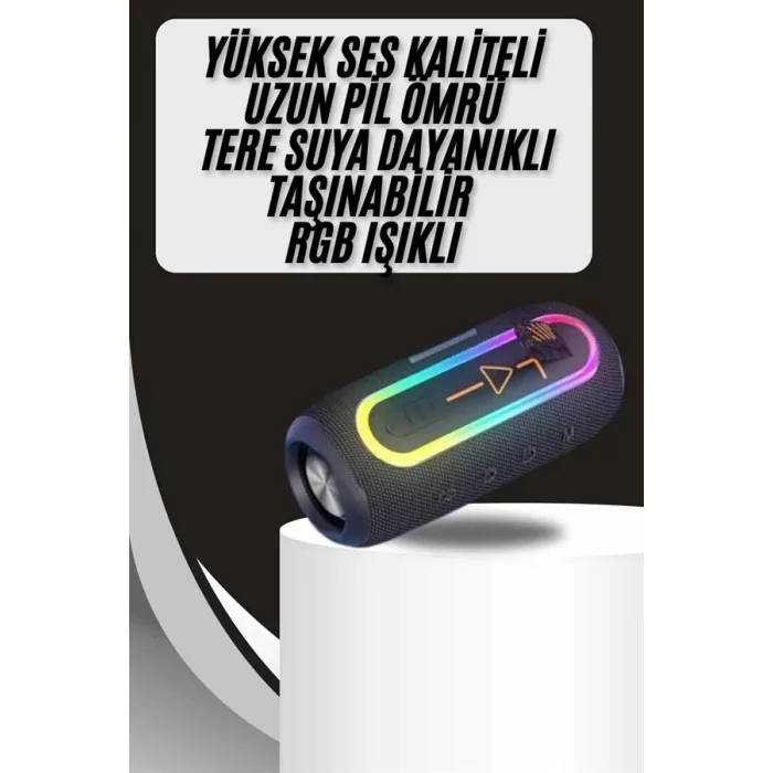  Kablosuz Bluetooth Hoparlör Taşınabilir Çoklu Bağlantılı Özelliği