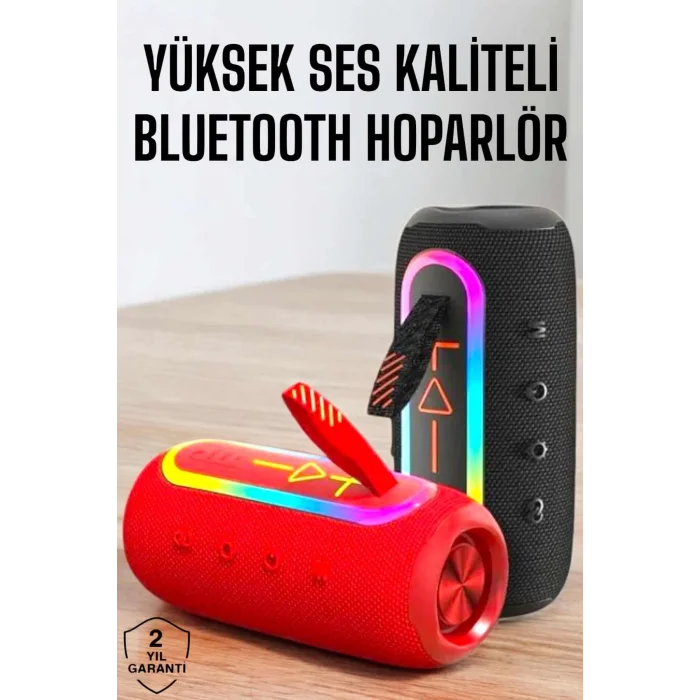  Kablosuz Bluetooth Hoparlör Uzun Pil Ömrü Taşınabilir