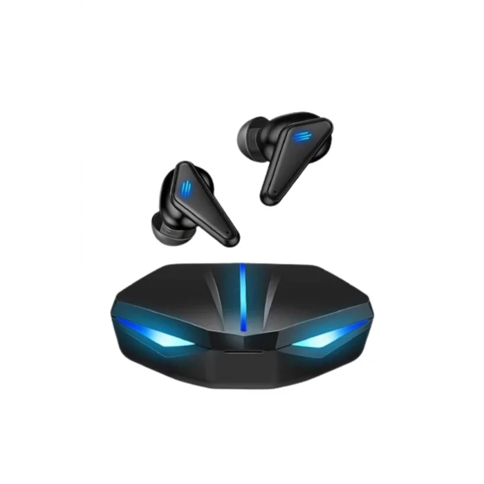 BUĞZ Kablosuz Bluetooth Kulak İçi Oyuncu Kulaklığı, Mikrofon ve RGB LED Aydınlatmalı, Siyah Renk