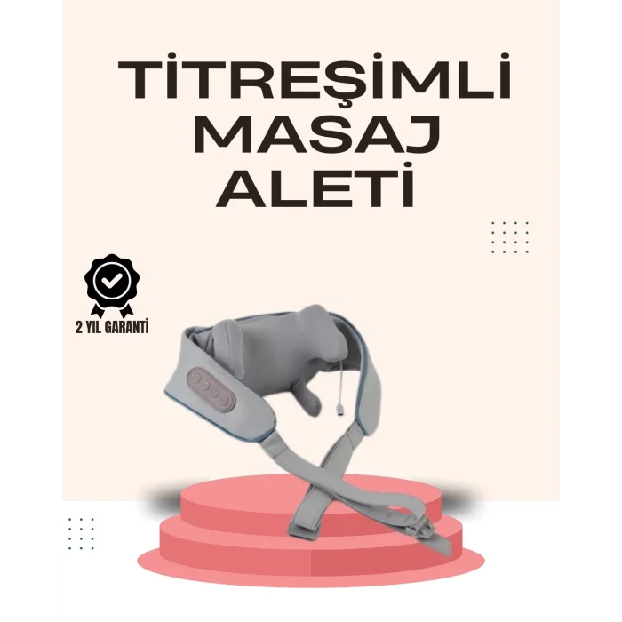  Kablosuz Boyun ve Omuz Masaj Aleti | Isıtmalı ve Yoğurmalı