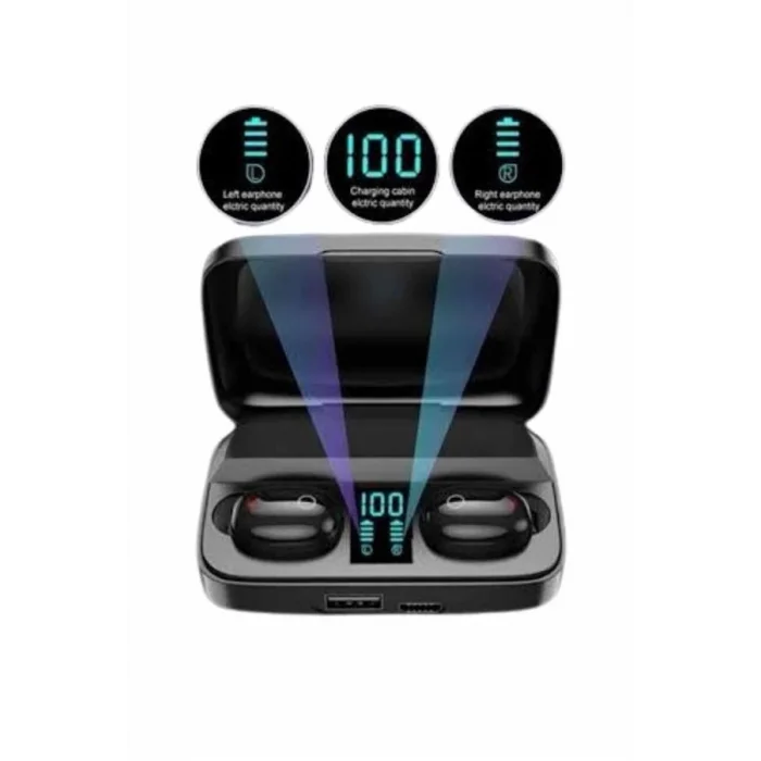  Kablosuz Dijital Göstergeli Çağrı Cevaplayabilen TWS 5.0 Bluetooth Kulaklık