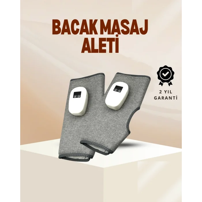 BUĞZ Kablosuz Isıtmalı Baldır Masaj Aleti – 3 Hava Basınçlı, Titreşimli ve Sıcak Kompres Fonksiyonlu