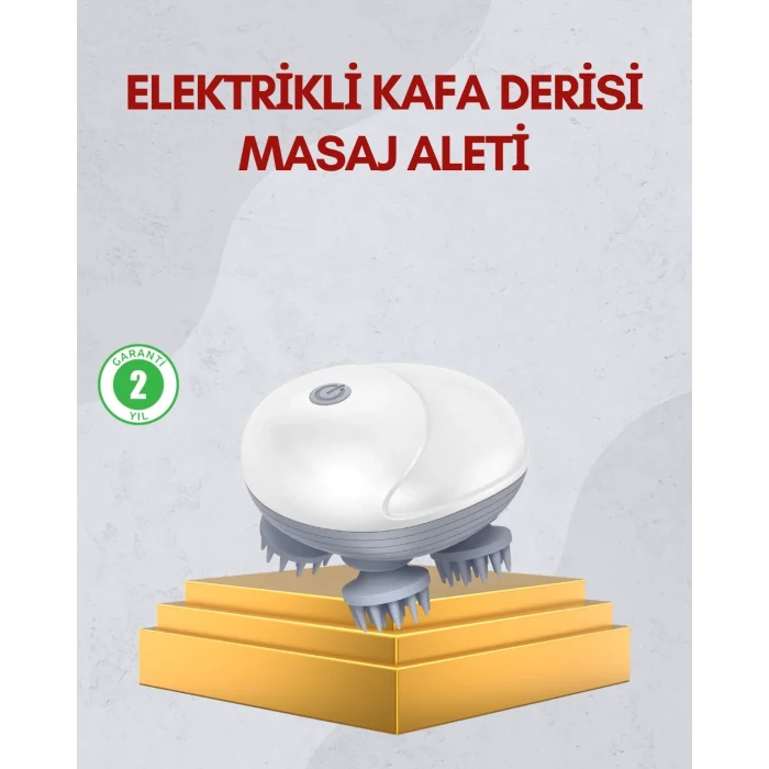 BUĞZ Kablosuz Kafa ve Vücut Masaj Aleti Taşınabilir Tasarım