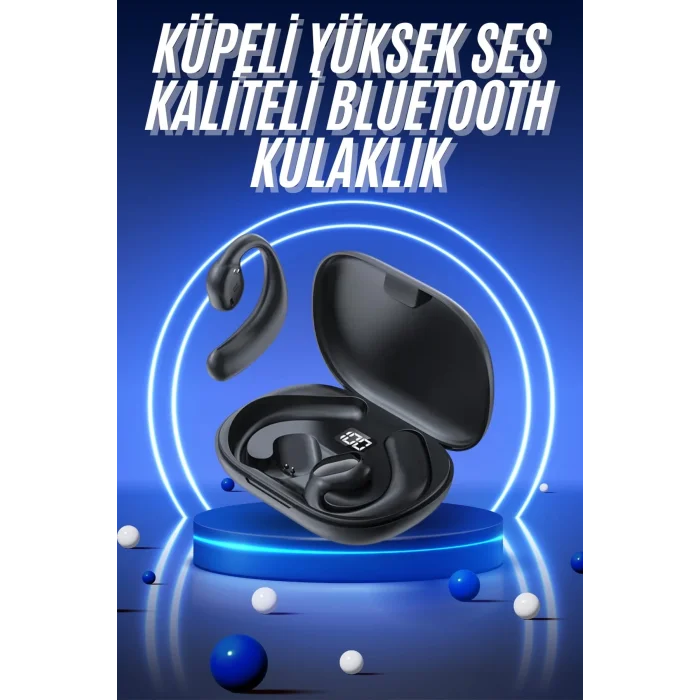  Kablosuz Küpeli Kulaklık Aktif Gürültü Önleyici Dokunmatik Kontrol