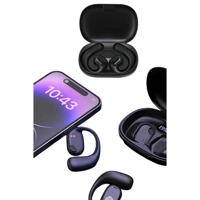  Kablosuz Küpeli Kulaklık Aktif Gürültü Önleyici Dokunmatik Kontrol