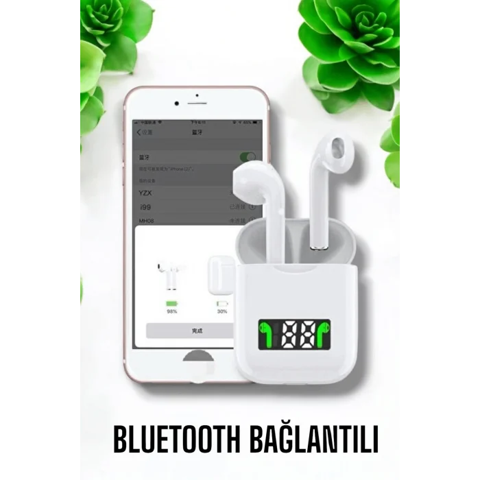  Kablosuz Müzik Keyfi Sunan LED Şarjlı TWS Bluetooth Kulaklık