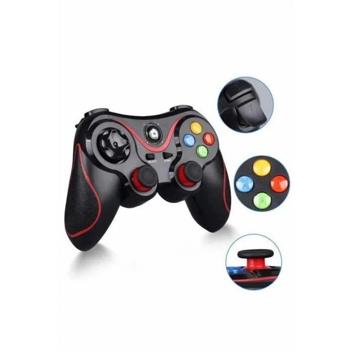  Kablosuz Oyun Kolu Bluetooth Joystick Gamepad Android Uyumlu