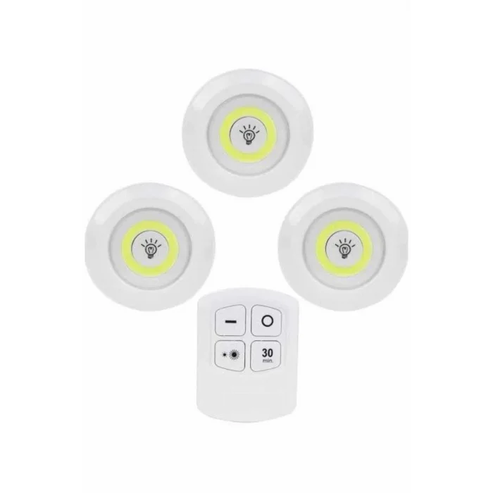 BUĞZ Kablosuz Pilli Işıldak  Masa Lambası Mutfak Tezgah Altı Banyo Dolabı Dolap İçi - BUĞZ