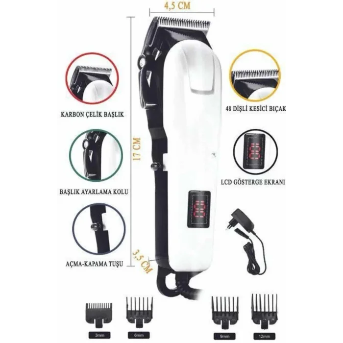 BUĞZ Kablosuz Saç Kesme Makinesi  Epilasyon Öncesi Kısaltma Makinesi - BUĞZ