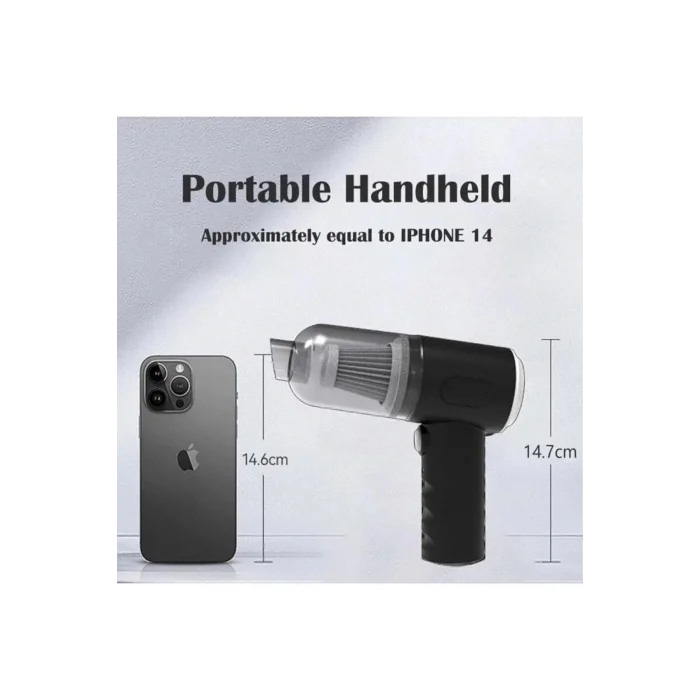  Kablosuz Şarjlı Elektrikli Süpürge Elde Taşınabilir Ev - 3-in-1 El Araba Süpürgesi