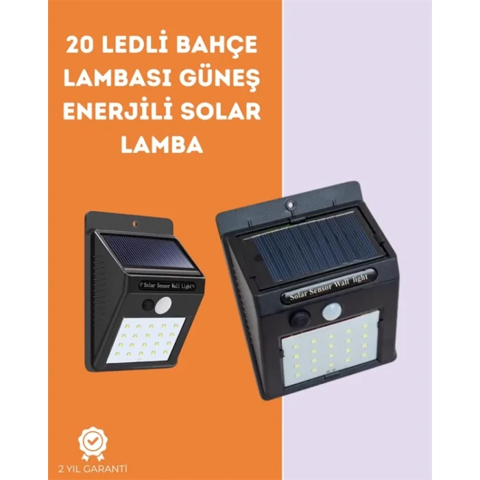  Kablosuz Solar LED Lamba | Bahçe, Veranda, Merdiven Işığı, Otomatik Aç-Kapa Sensörlü