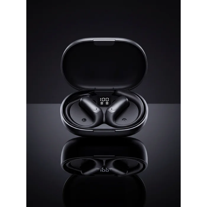 BUĞZ Kablosuz Spor Kulaklığı Kulak Kancalı Bluetooth Kulaklık Şarj Kutulu