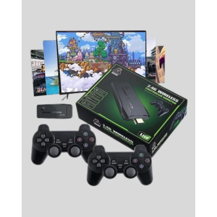 BUĞZ Kablosuz Taşınabilir Oyun Konsolu 2.4G TV Bağlantılı Kompakt Tasarım