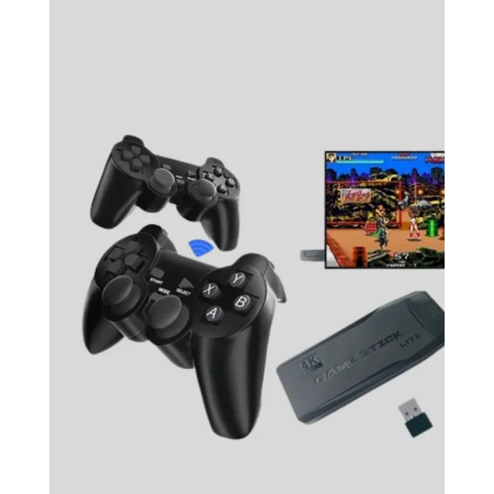 BUĞZ Kablosuz Taşınabilir Oyun Konsolu 2.4G TV Bağlantılı Kompakt Tasarım