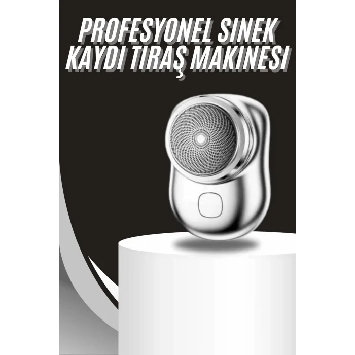  Kablosuz Tıraş Makinesi Günlük Hızlı Taşınabilir Şarjlı Yuvarlak Paslanmaz Çelik